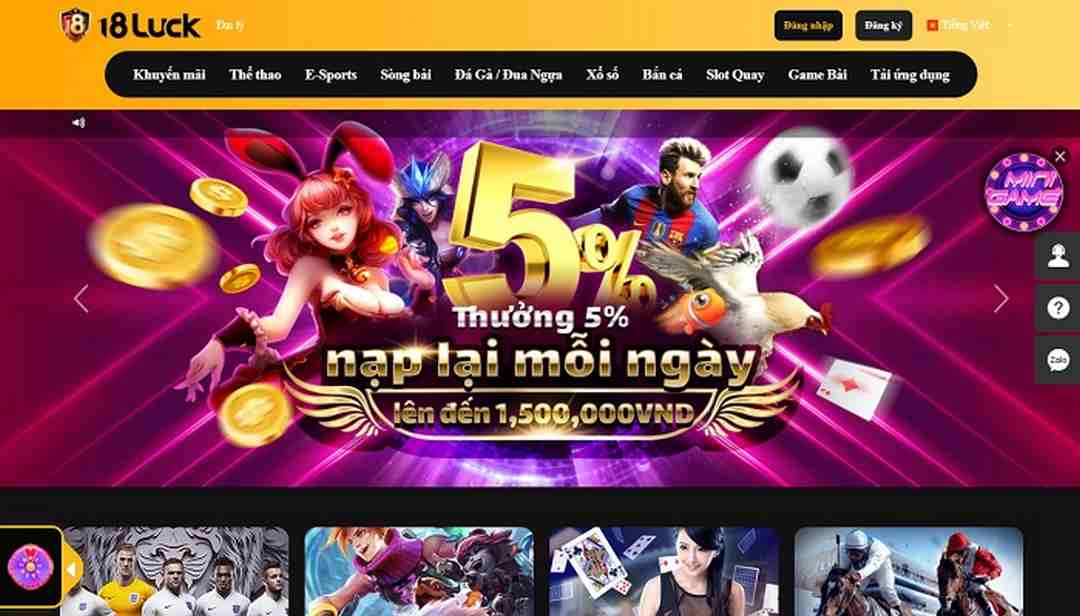 Vì sao đồ họa game tại nhà cái 18Luck được đánh giá cao?