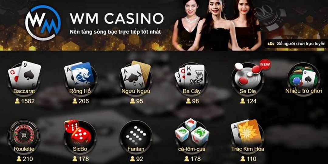 WM Casino- Cung cấp game trực tuyến